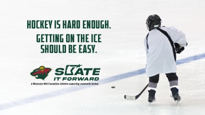 MINNESOTA WILD FOUNDATION LAUNCHES SKATE IT FORWARD TO STRENGTHEN COMMUNITY HOCKEY STATEWIDE 012525