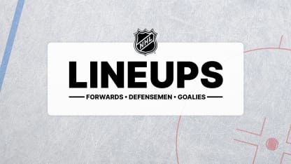 Projected lineups, starting goalies for today 