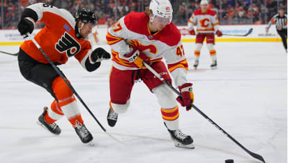 Calgary Flames Philadelphia Flyers game recap March 4