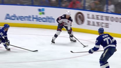 CBJ@TBL: Werenski scores SHG against 
Jonas Johansson