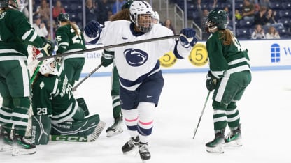 Color of Hockey: Katelyn Roberts on a roll for Penn State women hockey team