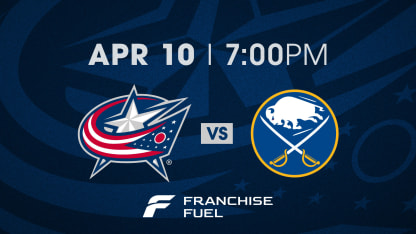 THURSDAY, APRIL 10 AT 7 PM VS. BUFFALO SABRES