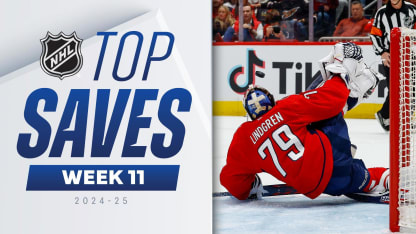 Top Saves from Week 11 of the 2024-25 NHL Season