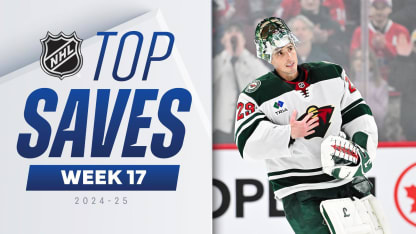 Top Saves from Week 17 of the 2024-25 NHL Season