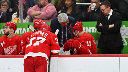 NHL EDGE stats Impact of Detroit Red Wings coaching change to Todd McLellan