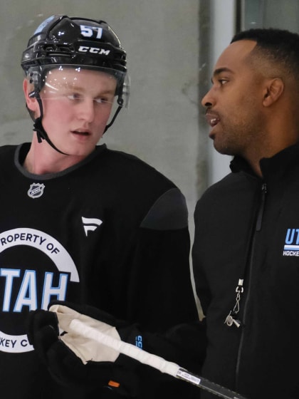 Color of Hockey Nathaniel Brooks growing in role as Utah skill development coach