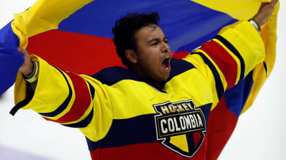 Rudy Hodgson with flag