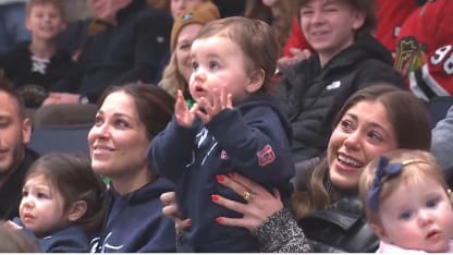 Nationwide Arena crowd sings Happy Birthday for Johnny Gaudreau Jr