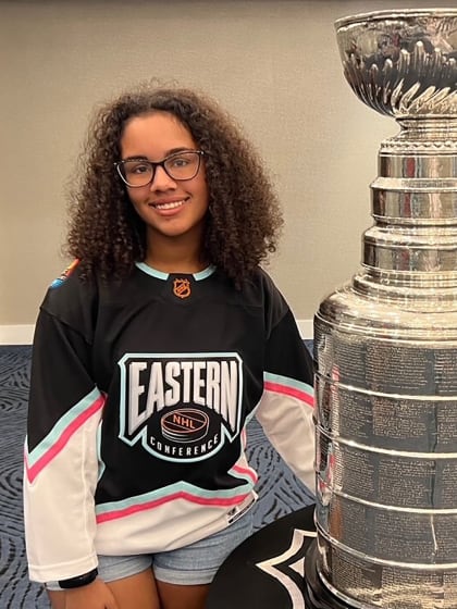 NHL Power Player Faith Harris enjoys All-Star Weekend experience