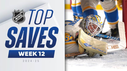 Top Saves from Week 12 of the 2024-25 NHL Season