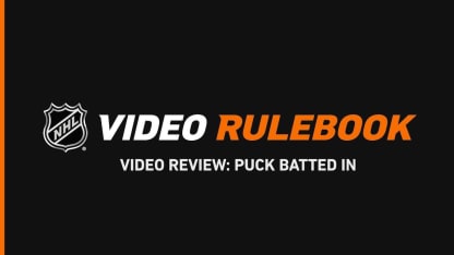 Video Rulebook: Puck Batted In (Video Review)