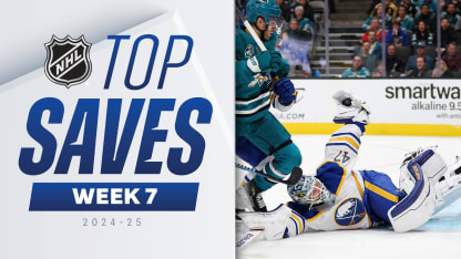 Top Saves from Week 7 of the 2024-25 NHL Season