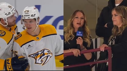 Kirsi Kemell poikansa NHL-debyytistä