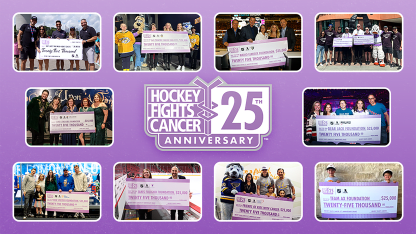 NHL, NHLPA mark 25th year of Hockey Fights Cancer