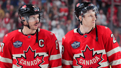 Sidney Crosby, Nathan MacKinnon leading by example for Canada