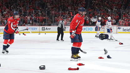 Alex Ovechkin fist bumps son Sergei after each goal during hat trick